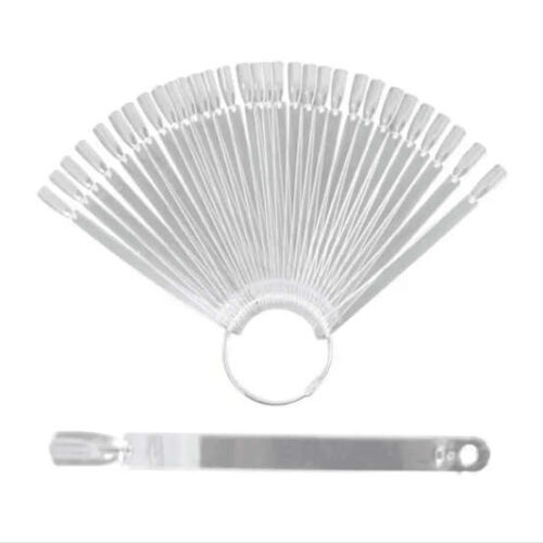 muestrario cuandrado transparente x50 con argolla