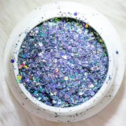 glitter holografico paris night 04 violeta
