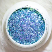 glitter holografico paris night 09 azul