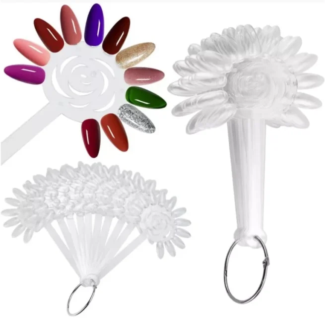 muestrario flor transparente 10pcs