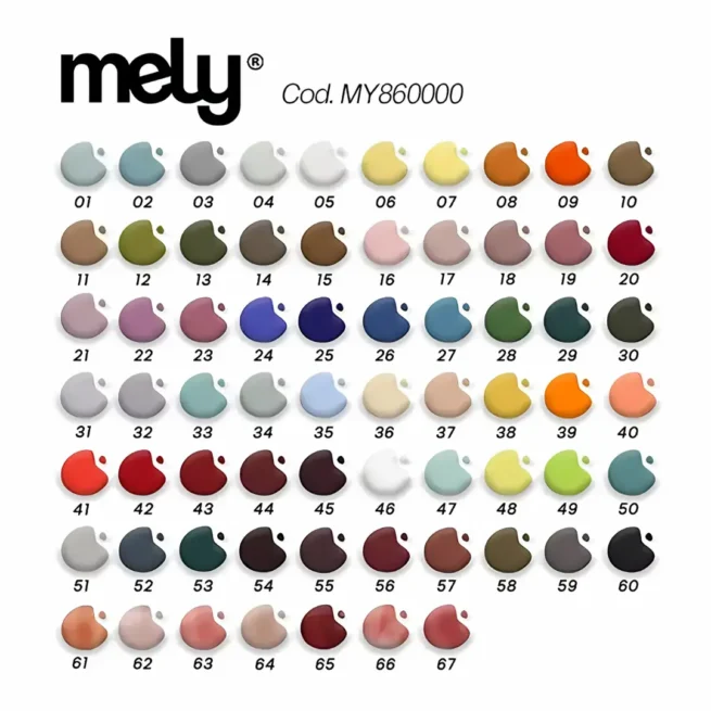 esmalte semipermanente mely carta de colores
