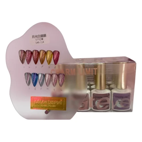 CHARM LIMIT ESMALTES OJO DE GATO MOONLIGHT X12U SAR-114