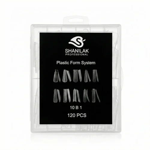 Caja de cápsulas dual system Shanilak con textura piel de serpiente relieve 3D para uñas